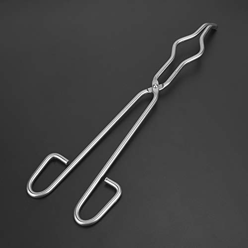 Annadue Degeltång i Rostfritt Stål Av Professionell Kvalitet 250 Mm/9,84 Tum, Kraftig Bägarehållare med Flygplansnit för Säkerhet och Laboratoriegrepp (400 mm)