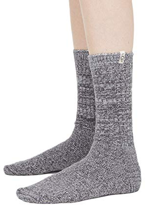 UGG Women's Rib Knit Slouchy Crew Socks, Nightfall, O/S
