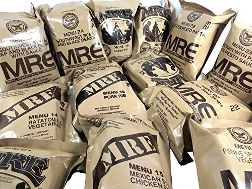 MRE US Meal Ready to Eat, Army Ration EPA, Verschiedene Menu (Mexikan Style Chicken Stew)