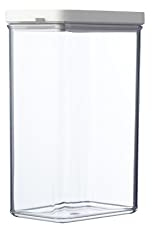 Mepal - Contenitore Omnia - con Coperchio per Alimenti Secchi - Organizzatore e Contenitore per la Cucina - Contenitore Impilabile ed Ermetico - Lavabile in lavastoviglie - 2000 ml - Nordic White,