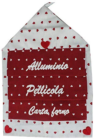 Russo Tessuti Porta Rotolo Cucina Varie Fantasie e Colori Alluminio Pellicola Carta Forno-Variante 3