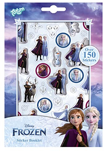 Frozen II 680708 Frozen II Stickerheft mit über 150 zauberhaften Stickern von Anna & Elsa, für Scrapbooking und Bastelarbeiten