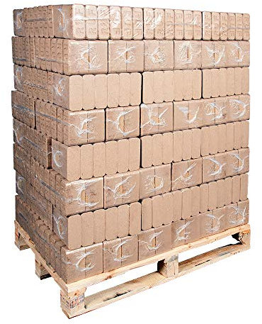 Oak RUF Heat Logs Wood Briquettes 960kg Full Pallet 100% Hardwood for Stoves, Fireplaces, Wood Burners Long Burning Woodsure Approved