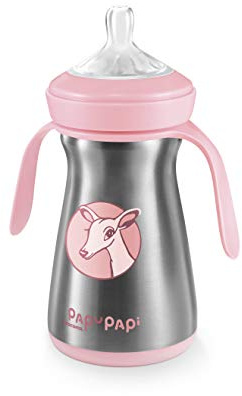 Tescoma Thermo-Babyflasche PAPU PAPI 200 ml, rosa