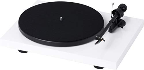Pro-Ject Debut Recordmaster II, Audiophiler Plattenspieler mit elektronischer Geschwindigkeitsumschaltung und USB Aufnahme (Weiß)