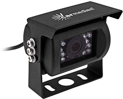 Carmedien Rückfahrkamera IR18S schwarz Edelstahl IP68 120° 12V 24V Wohnmobil LKW 3 Jahre Garantie