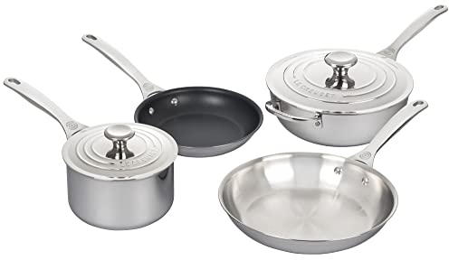 Le Creuset Tri-Ply Edelstahl 6-tlg. Kochgeschirr-Set