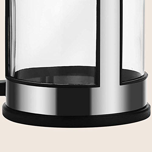 NCRD Prensa Francesa Cafetera Cafetera Acero Inoxidable 34 oz, Prensa de café con Soporte de Acero Inoxidable, fácil de Limpiar Vidrio Resistente al Calor Duradero, trastero de Viaje