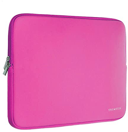 König Design Laptoptasche Laptophülle 17 Zoll stoßfeste Notebooktasche Laptop Schutzhülle Notebook Sleeve Hülle PC Laptop Schutztasche Pink