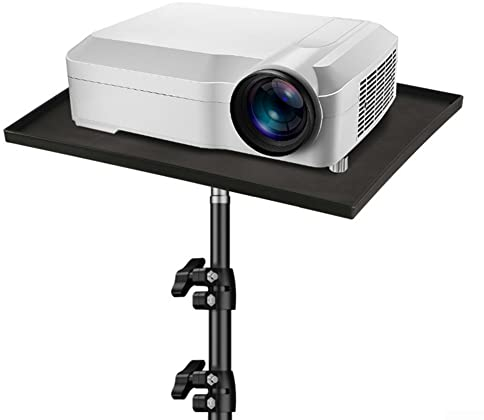 Trépied pour projecteur - Plate-forme - Support pour carte son - 6,35 mm - Pour bureau, maison, scène ou studio