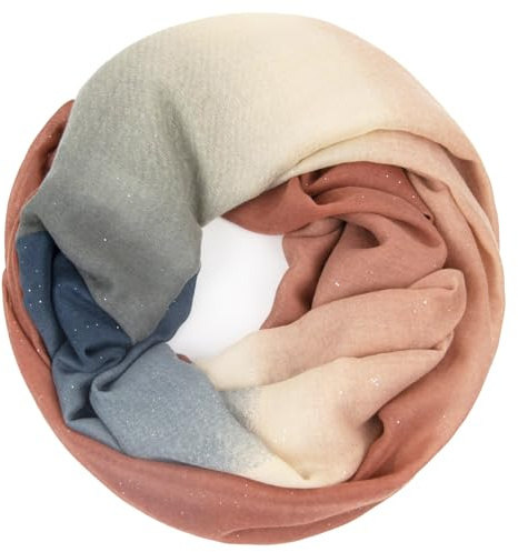 Gloop Damen schal leichter Langschal Loop Schlauchschal Tuch Viele Farben