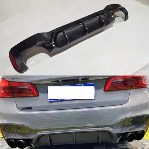 THOMIX Auto Heckstoßstange Diffusor für BMW 5 Series G30 G38 2018+,Spoilerlippe Heckdiffusor,Auto Heckspoiler Heckstoßstange Lippe Hecklippe des Fahrzeugs Auto Zubehör