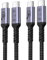 SUMPK USB C auf USB C Kabel 80Gbps 1m 2 packs, 240W USB 4 Kabel, Gen 4 Datenkabel, 16K HDR Videomonitor Kompatibel mit Thunderbolt 5, iPhone 16 Pro Max, iPhone 15/15Plus, MacBook, iPad, eGPU