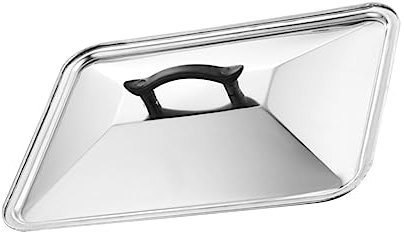 MAGICLULU Tapa Sarten Cuadrada Acero Inoxidable Protector Olla Utensilios Cocina Restaurante