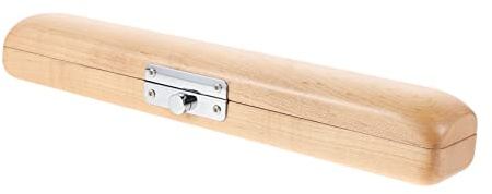 Homoyoyo Flötenkopftasche Aus Holz Flötenkopfschutzbox Khaki Tragetasche Für Flötenköpfe Stoßfester Aufbewahrungsbehälter Für Musiker Unterwegs
