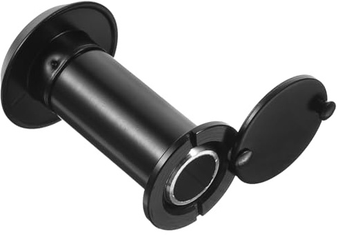 LALADEFIEE Wide Angle Glass Lens Door Viewer Peephole 200-degree Security Door Viewer with Privacy Cover 16mm Diameter for Home Safety