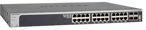 NETGEAR XS728T 28 Port 10gb Switch | Multi-Gigabit LAN Switch Smart (Managed Netzwerk Switch mit 4X 10Gigabit SFP+, Desktop oder 19 Zoll Rack-Montage, ProSAFE Lifetime-Garantie)