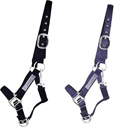 NETPROSHOP Sicherheitshalfter Weidehalfter gepolstert Größe Pony, Cob, Full, Groesse:Pony, Farbe:Schwarz