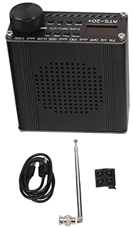 Elprico Récepteur Radio, ATS 20+ Récepteur Radio Récepteur numérique Récepteur numérique World Band