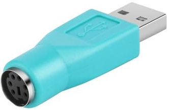 PS2 PS/2 femelle vers USB mâle adaptateur pour ordinateurs PC ordinateur portable souris clavier USB mâle vers PS2 adaptateur convertisseur connecteur (couleur : 1 pièce)
