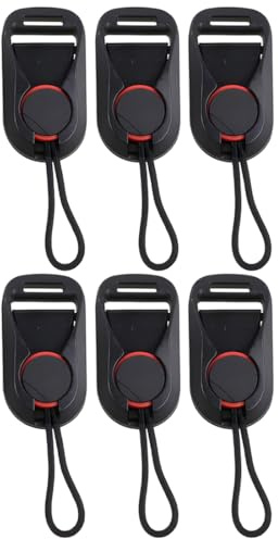 BOPRKTM 6 Stück Kameragurt Adapter Kamera Schnellverschluss Kameragurt Schnalle Kamera Schnalle Kamera Nacken Schultergurt Adapter Schnellverschlussschnallen Schnelltrennclips für Kameragurte
