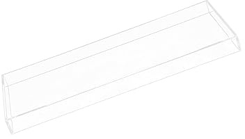 tuwiwol Schlanke, durchsichtige Acryl Tastaturabdeckung für Laptop Desktop, transparenter Schutz, 75 Schlüssel