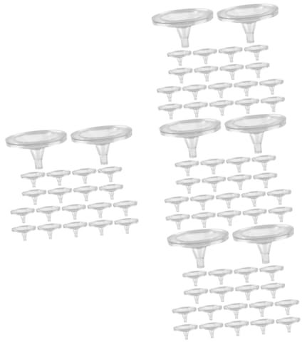 HANABASS 80piezas Soporte De Bolas De Cristal Transparente para Fuentes De Jardín De Soporte Duradero para Esferas Decorativas para Decoración De Hogar y Oficina