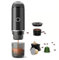 HAILASRE Macchina per caffè espresso elettrica portatile con autoriscaldamento in 3-4 minuti, mini caffettiera da 19 bar con batteria ricaricabile per il campeggio e l'escursionismo (Nero)
