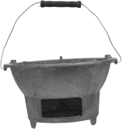 MAGICLULU Réchaud à Barbecue Fonte Plateau De Cuisson Au De Réchaud Extérieur Pour Barbecue