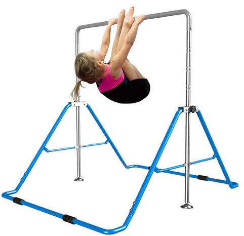 Barra de gimnasia en casa | Barra horizontal ajustable en altura,Herramienta de fitness de acero para niños principiantes de interior exterior