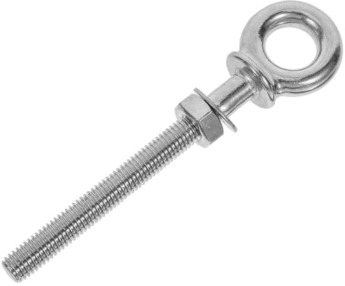 NIYANGLE Bullone ad Occhiello di Sollevamento Inox M10 X 100 Dadi, Ganci a Bullone Girevoli per Fissaggio in Ambienti Esterni Umidi e Applicazioni Marine