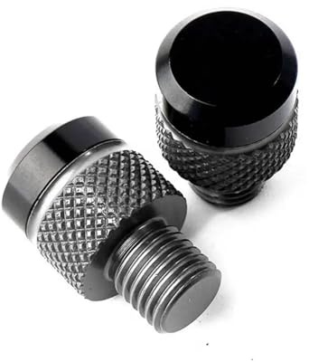 Tornillos Para MT 07 09 10 MT10 MT25 FZ09 FZ07 MT07 MT09 SP Accesorios Para Motocicleta M10*1.25 Tapones De Aluminio Para Agujeros Espejo Retrovisor Tornillos Pernos(No Logo-titanium mt)