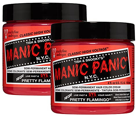 Manic Panic - Crema semipermanente para el pelo en tarro, color violeta