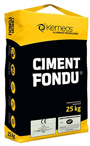 Tonerdeschmelzzement a 25 KG Sack Ciment Fondu von Kerneos Schnellzement