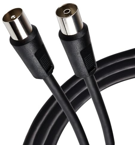 Maplin TV Aerial Extension Cable 2M Coaxial Cable RF Male to RF Female