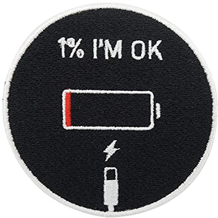 Finally Home 1%, Im Ok Patch zum Aufbügeln | Handy Patches, Witziges Bügelbild, Lustige Aufbügler, Aufnäher