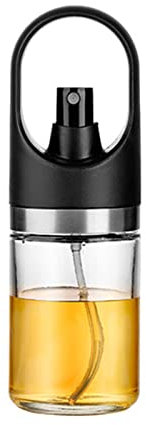 ACAREY Pulverizador de aceite de oliva, pulverizador de aceite con atomización extra fuerte, botella de cristal para aceite de cocina, aceite de oliva, vinagre, pulverizador para cocinar, barbacoa,