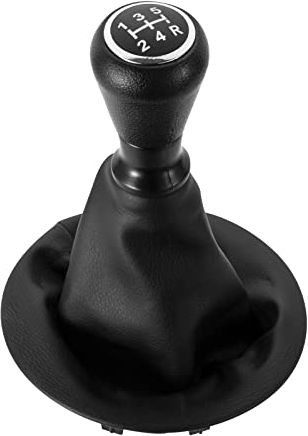 DOMENICA Pommeau de Levier de Vitesse avec Soufflet Compatible pour Peugeot Partner 2008-2022 Citroen Berlingo III MK3