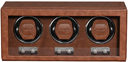 ROTHWELL 3 Uhrenbeweger für Automatikuhren, leiser Motor, mehrere Geschwindigkeiten und Rotation