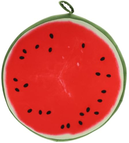 VALICLUD Almohada Redonda De Almohada De Tiro Rellena 3D Sandía Kiwi Limón Naranja Alfombrilla Decorativa para Silla Asiento Juguete