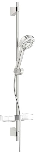 HANSA HANSABASICJET Style Wandstangen-Brausenset, Wandmontage, 3-strahlig, 920 mm, chrom, 44790131