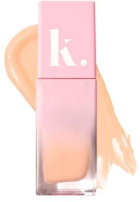 KRASH KOSMETICS Morning Klimax Make-up-Grundierung, 150 Milky Morning, aufhellend, feuchtigkeitsspendend, für alle Hauttypen, ölfrei, modulare Abdeckung, 99% Inhaltsstoffe natürlichen Ursprung, vegan