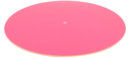 Tapis de Platine Vinyle, Remplacement en Acrylique pour Basses Définies Serrées, Sortie Sonore Claire et Silencieuse, Tapis de Plateau d'enregistrement pour Tourne-Disque de 12