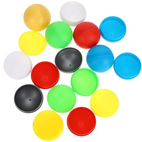 Vaguelly 50stücke Automaten Kapseln Öffnende Bälle Kleine Bälle Spielbälle Für Partyaktivitäten Und Schatzsuchen