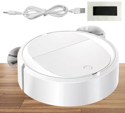 Generico Robot Aspirapolvere - Robot Aspirapolvere Intelligente Con Ricarica Automatica | Robot Mop Per La Pulizia Automatica Dei Pavimenti | Robot Automatico Domestico Ricaricabile
