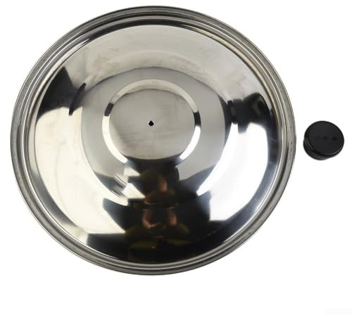 Essentielles Küchenzubehör, 32 cm, Edelstahldeckel für Ihre Lieblings-Bratpfannen (32 cm)