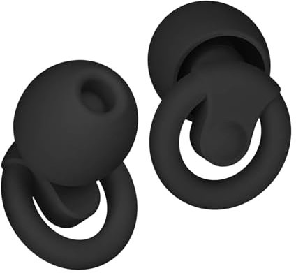 Somnio Noise Reduction Ear Plugs for Sleep, Snoring, and Focus | Best Earplugs to Block Out Snoring | Custom Fit Sleeping Earplugs with 32dB Noise Reduction (Black, S,M,l,XL)
