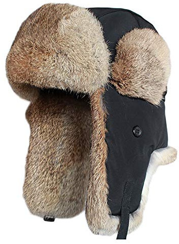 ASerZenith Wintermützen, Mütze Hut Mütze mit Ohrenklappen Fliegermütze Dicke Mütze Winter für Ski Skate(A-6 7/8-7 1/8cm)