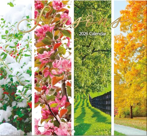 Seasons 2026 Full Size Wall Calendar for Planning, Scheduling, and Organizing