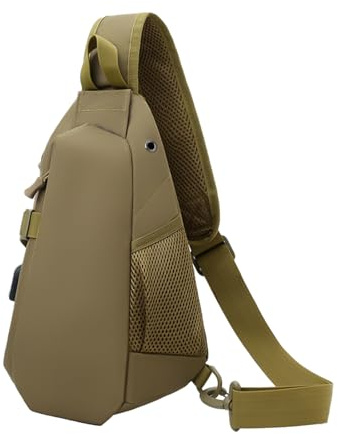 GKYQVE Chest Bag With Adjustable Strap Small Crossbody Multifunctional Shoulder Backpack Casual Daypacks Slings Man Shoulder Chest Slings Small Crossbody For Hiking
